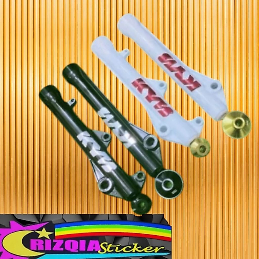 stiker shock kyb sticker shook motor