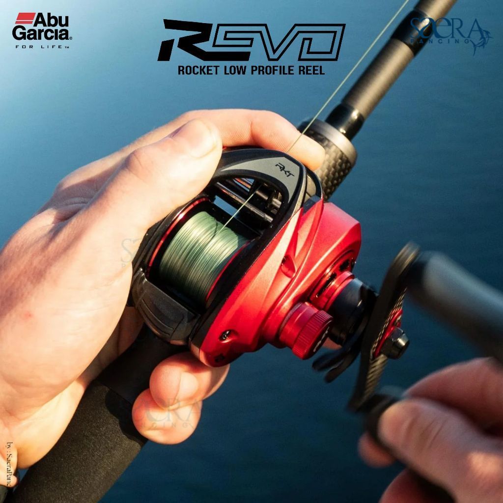 Saera Pancing Reel Pancing BC ABU GARCIA Revo5 Rocket Low Profile Left Handle Kiri Ratio 10.1:1