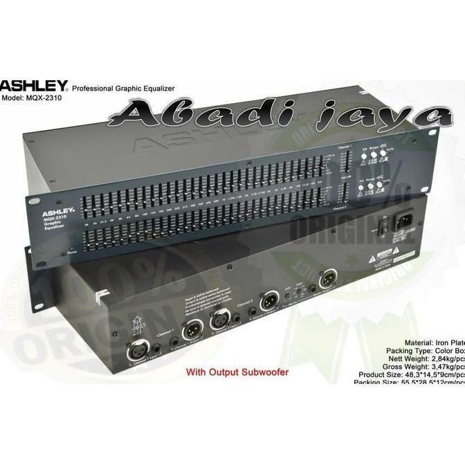 equaliser ashley mqx 2310 mqx2310 original