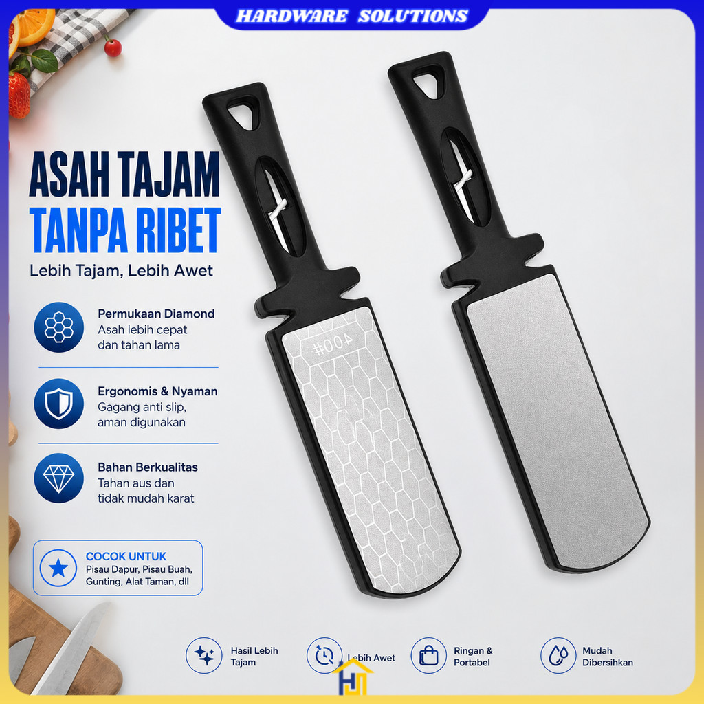 Pengasah Pisau 5in1 Double Side Diamond Sharpening Knife - B216L