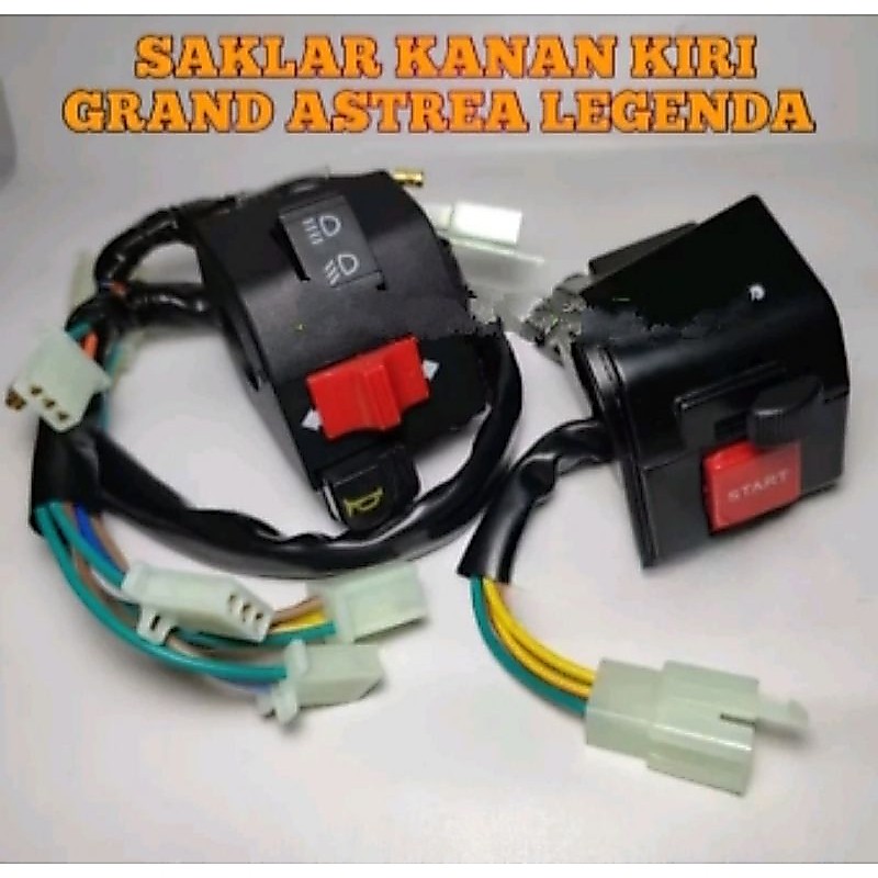 Sepasang Holder Saklar Kiri Kanan Astrea Grand Lama Impressa Legenda 1 2 Set Sepasang