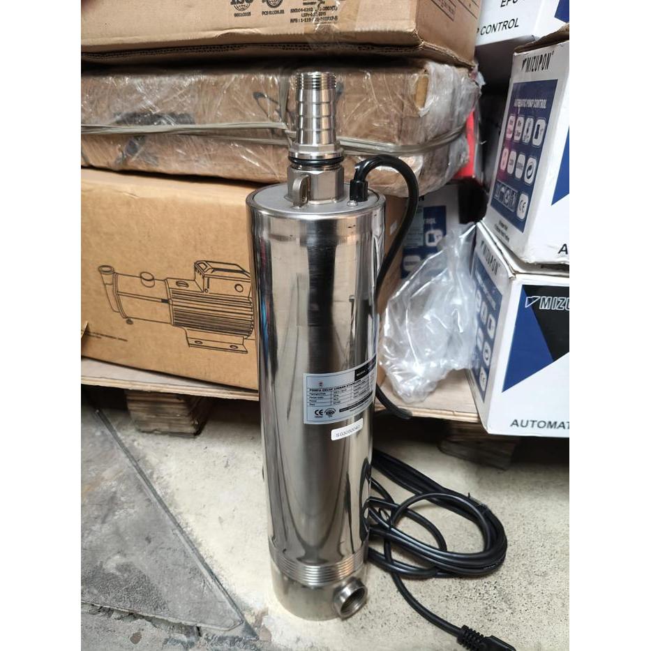 MAXPUMP SJP3/40-580 Pompa Celup Sumur Dangkal Air Bersih Kolam Stainless 1inch Manual / Kolam Ikan W