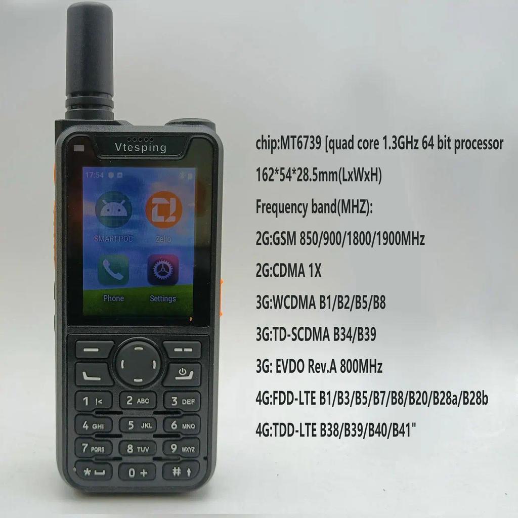 Vtesping M920 Zello Walkie Talkie Android 9.0 Google Apps Zello Version 9.0