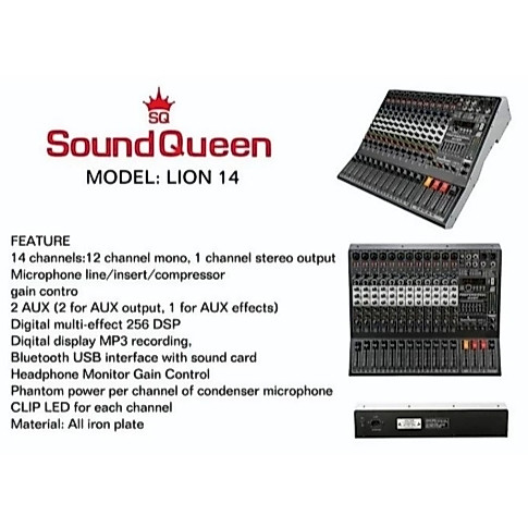 Mixer Audio SoundQueen LION 14