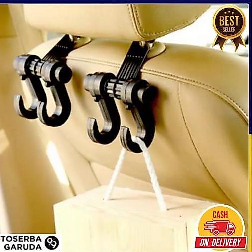 ADX 0 HOOK CAR SEAT HANGER / Car Hook Gantungan Barang Mobil BIASA Hook Car Seat Hanger
