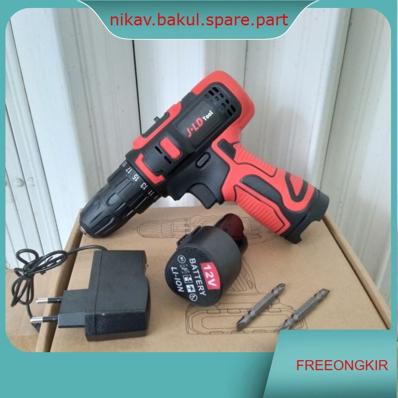 mesin bor cordless jld 12v 12s J12v