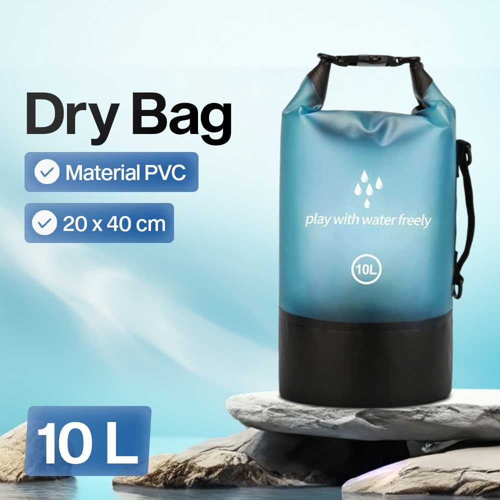 Dry Bag 10 Liter Tas Selempang Anti Air 10L Outdoor Waterproof Portabel