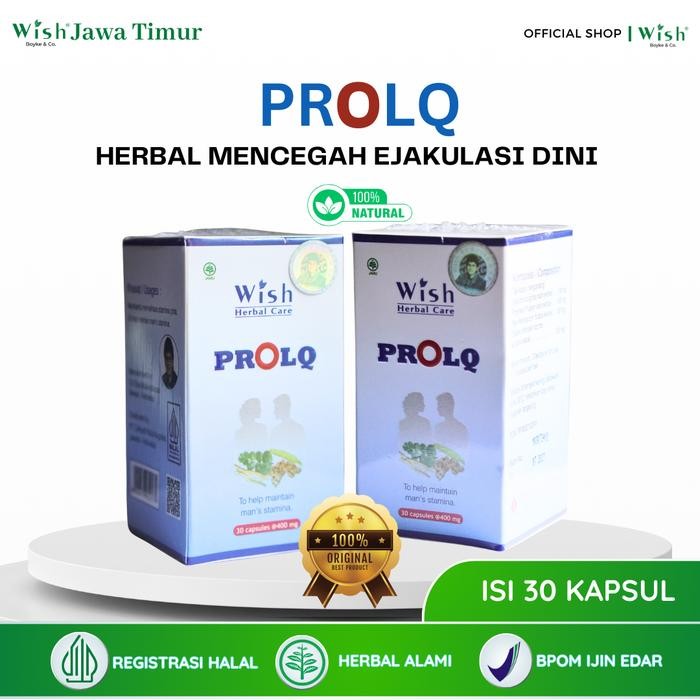 PROMO Pro lq Jamu Herbal Capsule Kapsule Wish PRO LQ - Herbal Alami PRO LQ Dr Boyke Aman BPOM