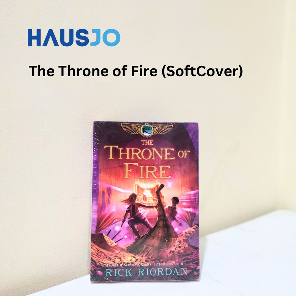 

The Throne of Fire book Two by Rick Riordan Softcover