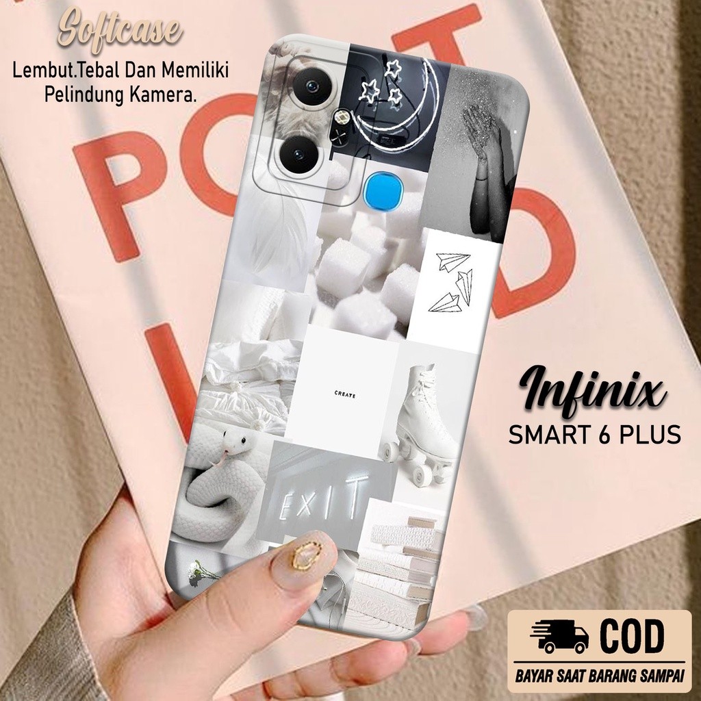 Case Hp Infinix Smart 6 Plus - Softcase Infinix Smart 6 Plus Terbaru - Casing Infinix Smart 6 Plus -