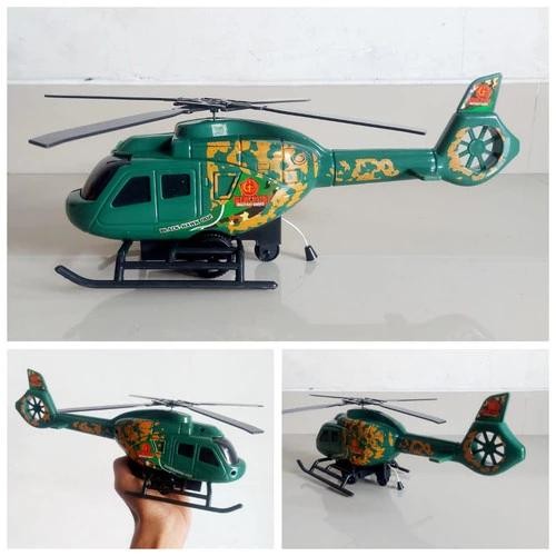 Promo Murah Mainan Helicopter Militer Edukasi - Miniatur Diecast Helikopter Meriah