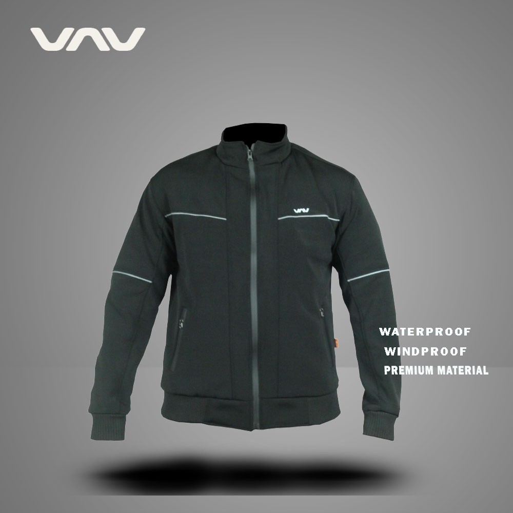 Jacket Motor Touring Pria Waterproof Windbreaker