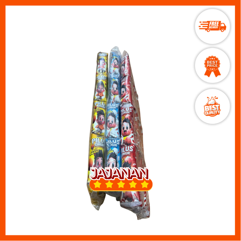 

Zaneto Pilus Cikur Rasa Seblak/Original/Balado isi 20 pcs | Jajanan Snack Grosir Termurah
