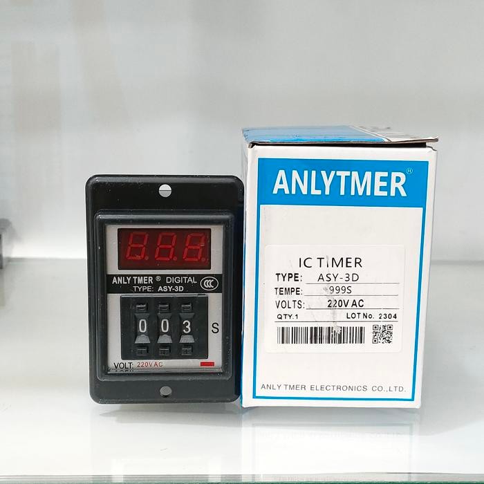 ANLY DIGITAL TIMER ASY-3D 999S  3 DIGIT 220VAC