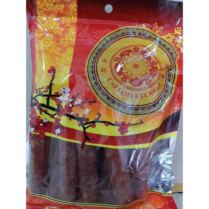 

Sosis Babi / Lap Ciong / Lap Chiong Cap lima kelelawar(NON HALAL) 500g