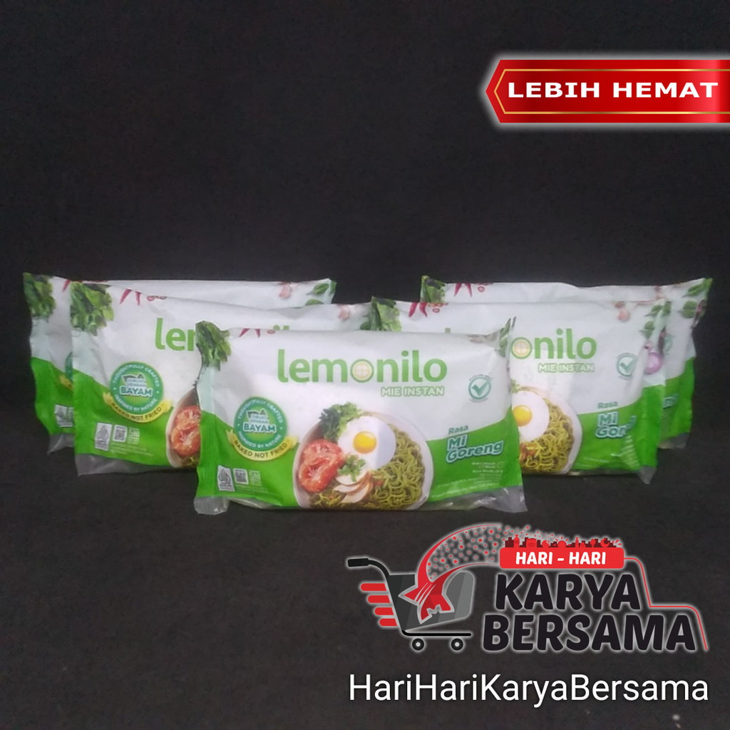 

MAKANAN MI INSTAN LEMONILO RASA MIE GORENG PACK 5'S X 65GR