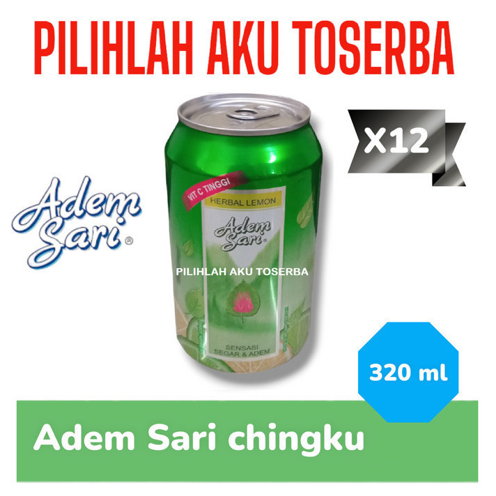 

ADEM SARI CHINGKU Rasa LEMON HERBAL KALENG 320 ml - ( HARGA 12 Kaleng )