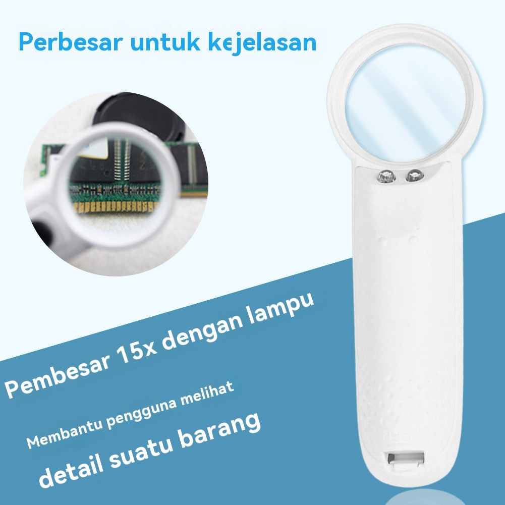 

Kaca Pembesar Magnifier 15X Pen Untuk Membaca dan Perhiasan