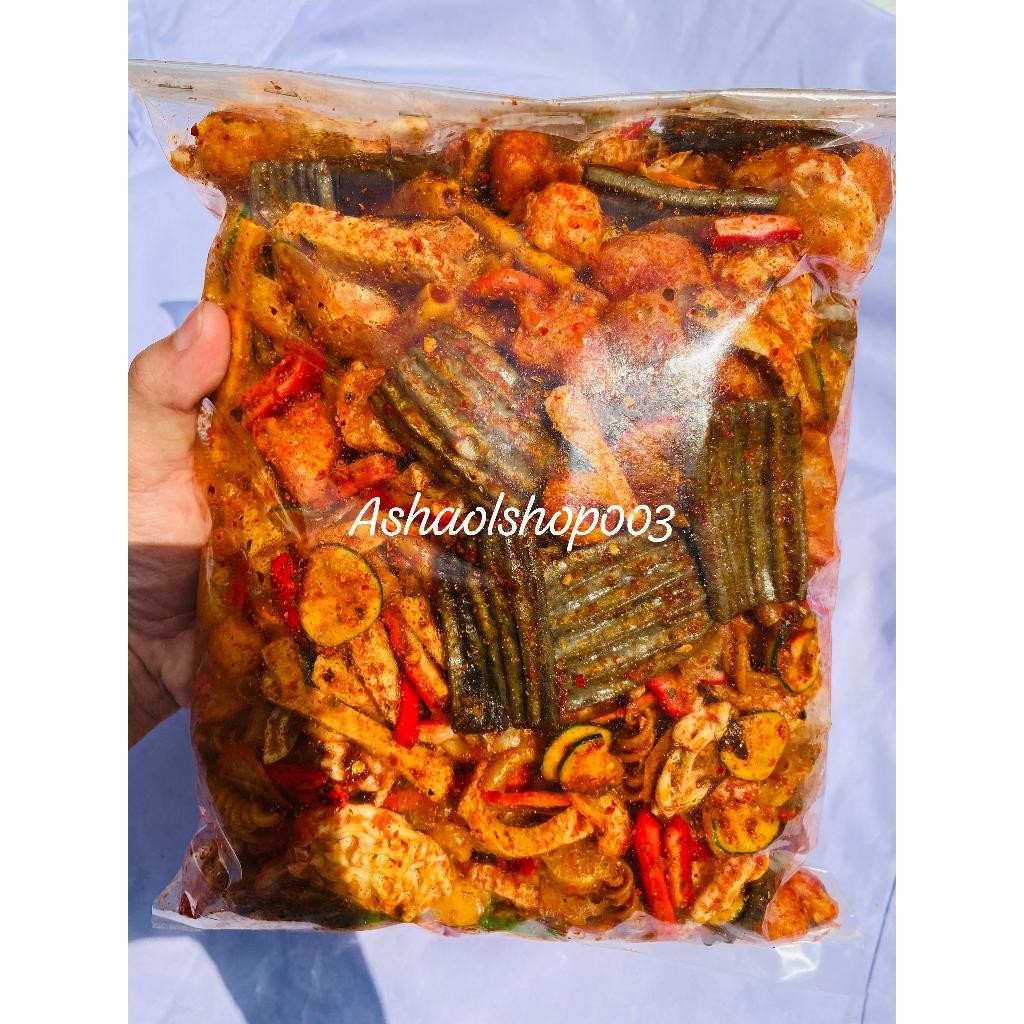 

Kerupuk seblak campur mix seblak beton/kerupuk jengkol/kerupuk rafael/basreng/kripca/makaroni/kerupukcikruh daun jeruk bumbu melimah ready varian kemasan 1kg 500gr 250gr