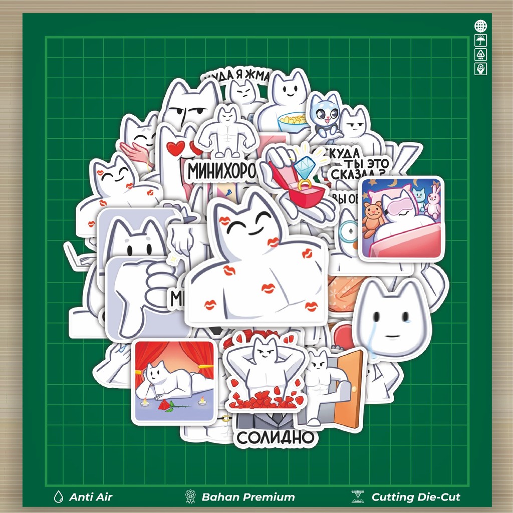 

HOT 50 PCS STIKER Stiker Funny Karakter The Murk Stiker Fashion Cars Decal Dingin Kartu Album Custom Vinyl Anti Air- Sticker Aesthetic Buku Journal Koper Casing HP Tablet Laptop Helm Motor Botol Minum