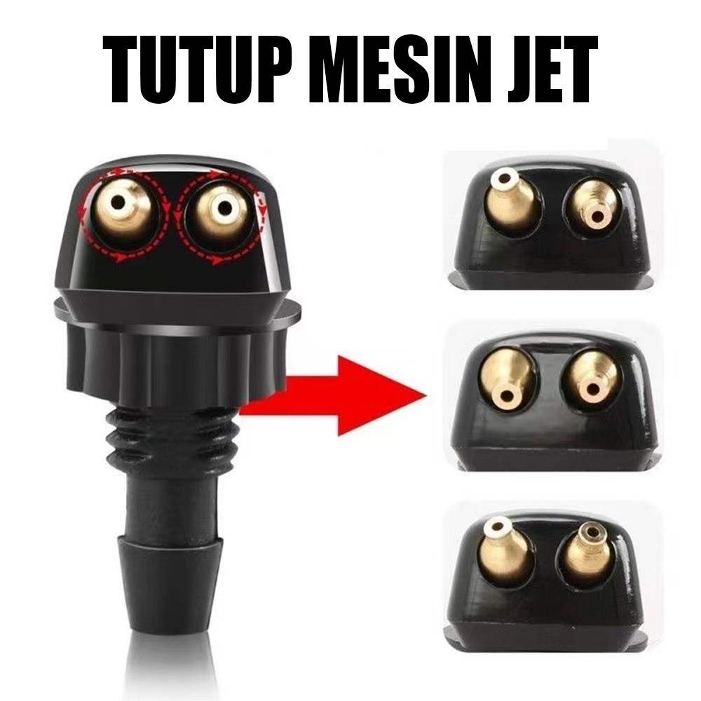 Adjustable 360° Wiper Nozzle Universal Mobil Kaca Depan Nozzle Wiper Mobil
