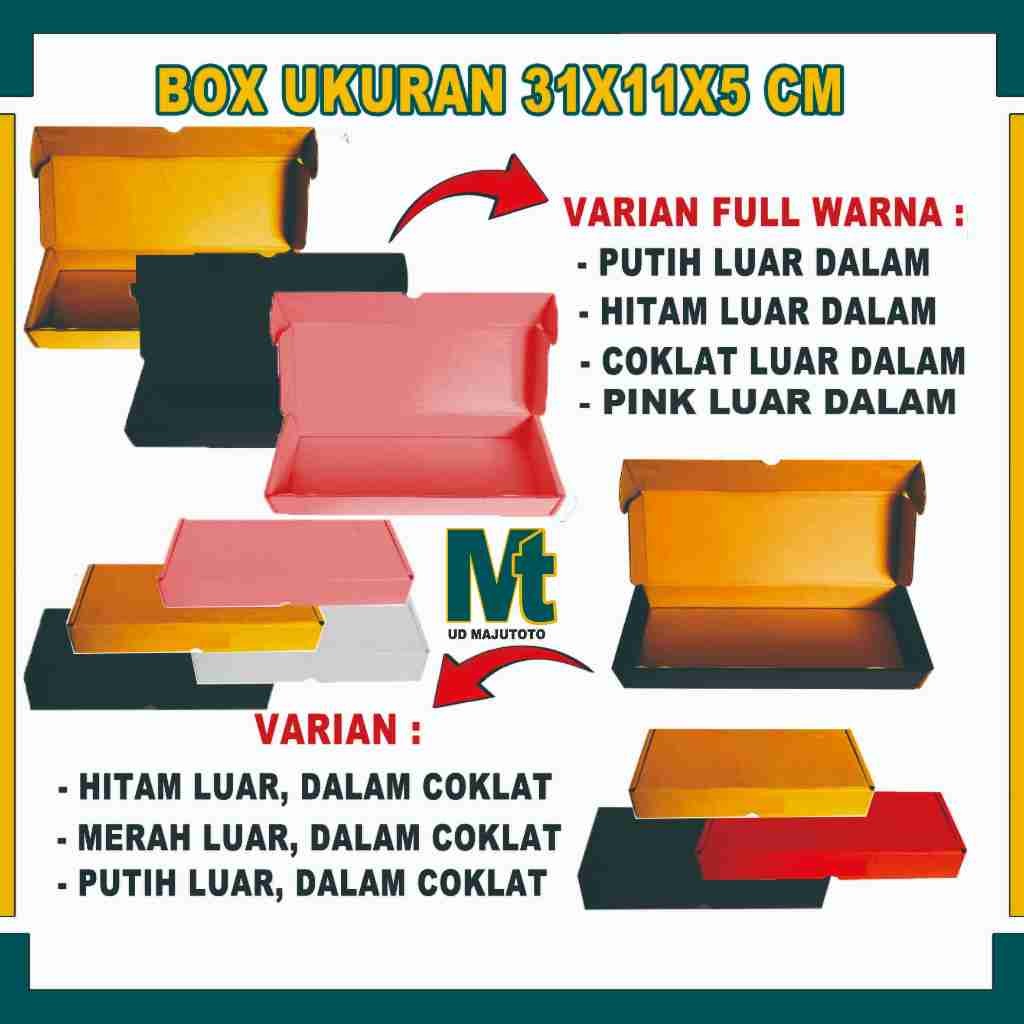 

Box 31x11x5 cm / Box Lipat Samping / Box Polos