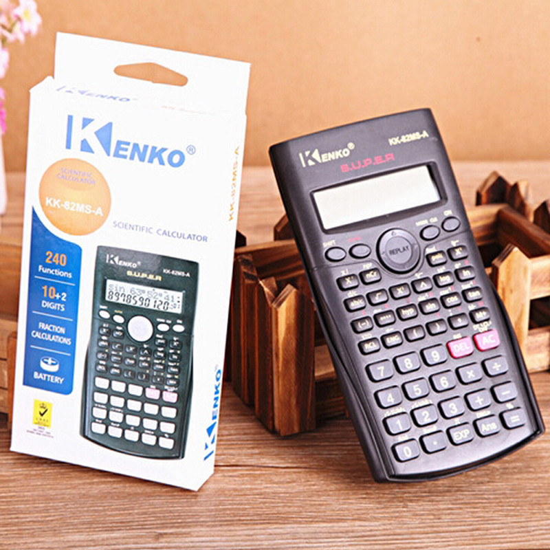 

1pcs Handheld Multifunctional Double-line Display Digital LCD Scientific Calculator Suitable For Office Examinations