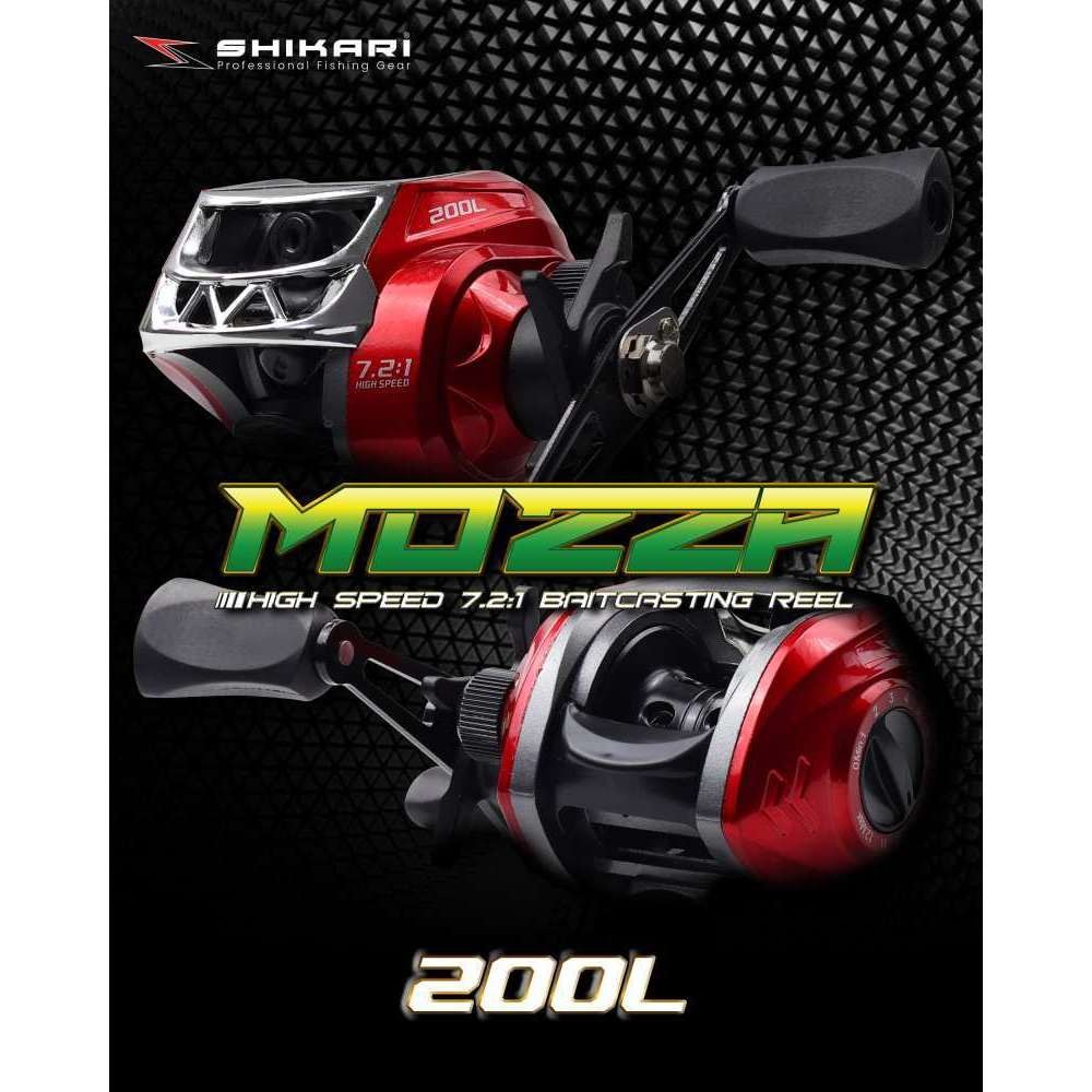 Reel BC Shikari Mozza 200L High-Speed Baitcasting Reel 7.2:1