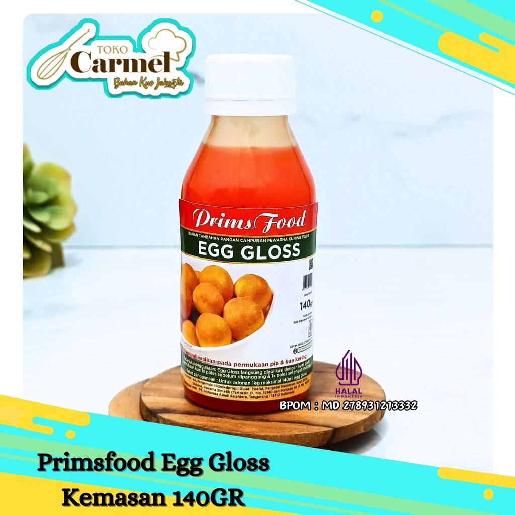

Egg Gloss Pewarna Kuning Telor - Kemasan 140ml