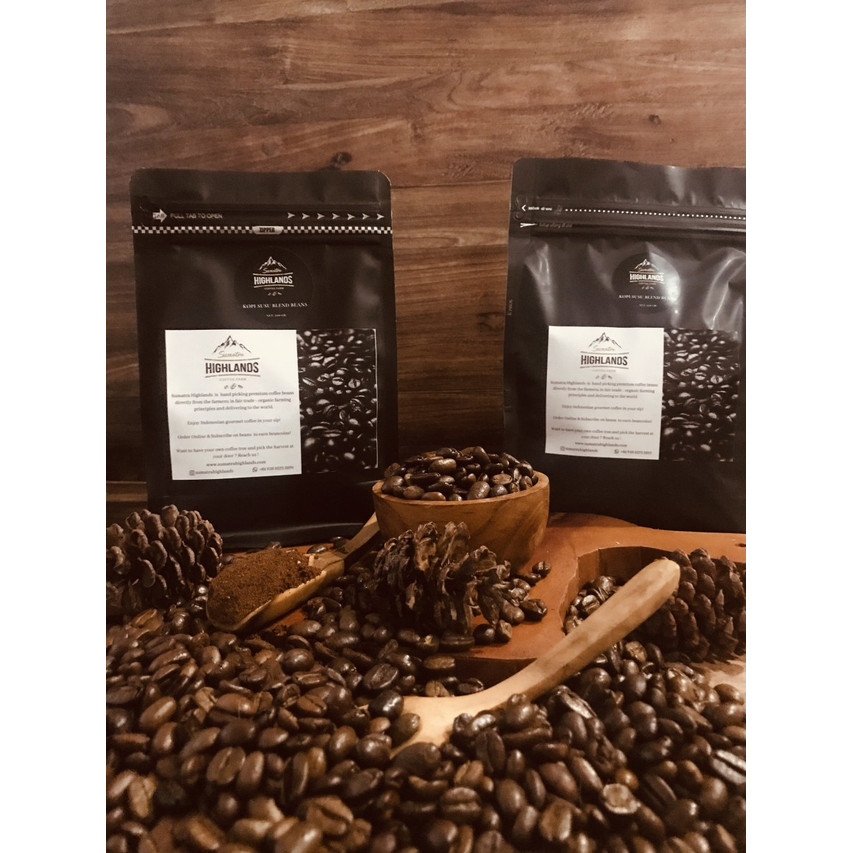 

Sumatra Highlands - KOPI BUBUK - KOPI SUSU BLEND ARABICA COFFEE BUBUK/BIJI 200 GRby bonis