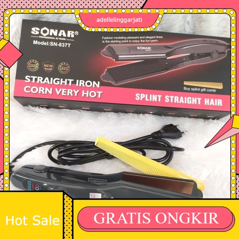 CATOK RAMBUT SONAR SN-837 / CATOKAN MEREK SONAR SN-837 / CATOK 2IN1 PELURUS RAMBUT / PELURUS RAMBUT 