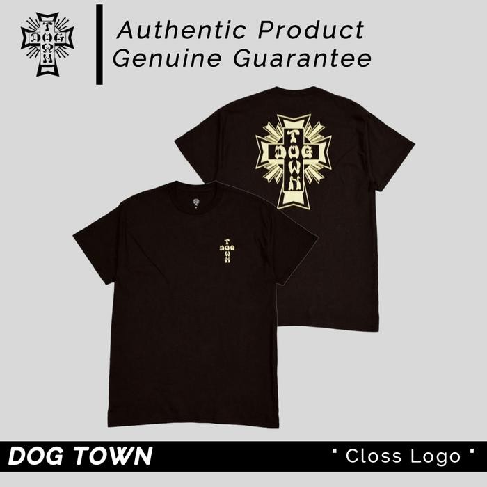 (COD) Dog town T shirt Kaos Skateboard Authentic Original Branded DOGTOWN - S