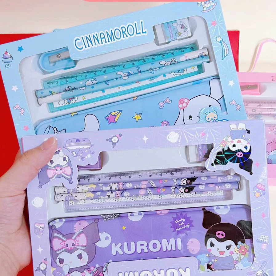 

BMW - Alat Tulis 6 IN 1 Lengkap Alat Tulis Lucu Karakter Kotak Pensil Anak Set