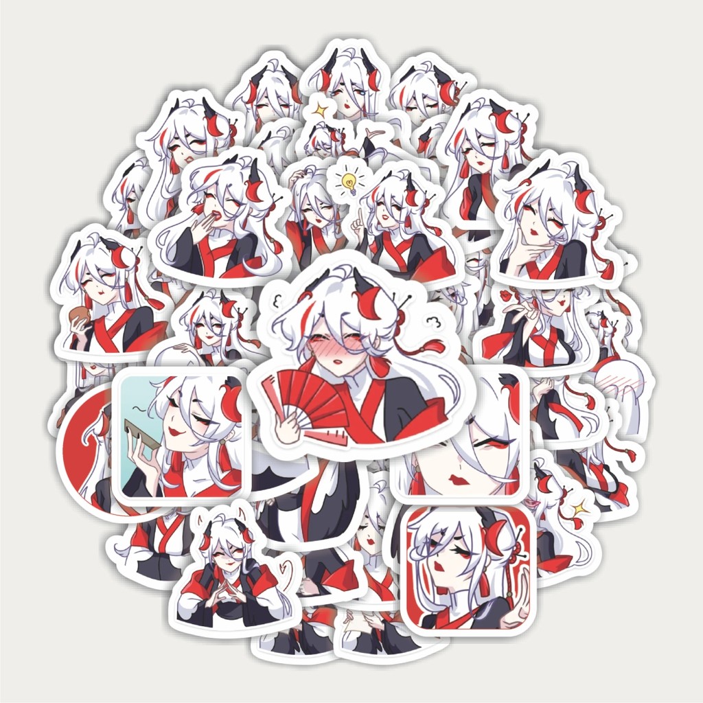 

Sticker Pack Stiker Funny Character Tsuru The Princess | Sticker TUMBLR | Stiker LAPTOP KOPER HELM