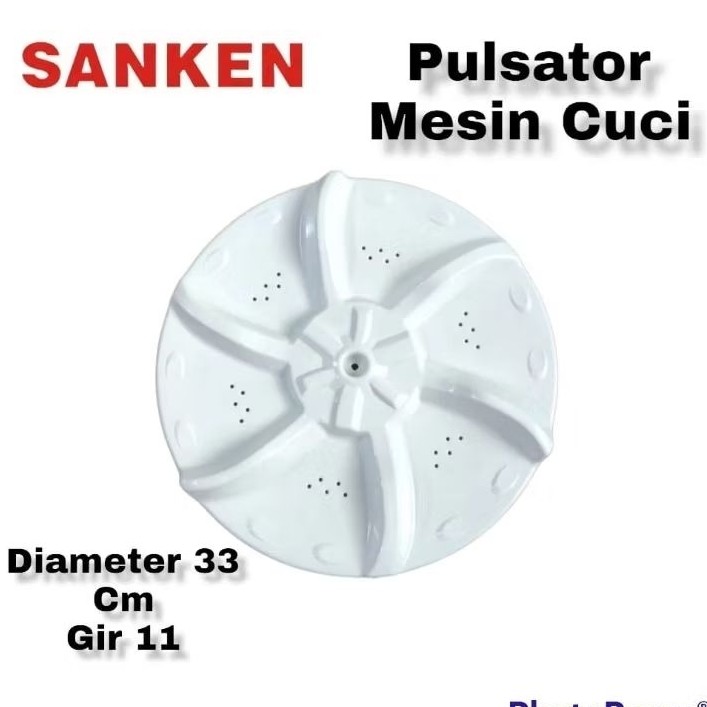 Pulsator Baling-Baling Mesin Cuci Top Loading Sanken AW-S831BK