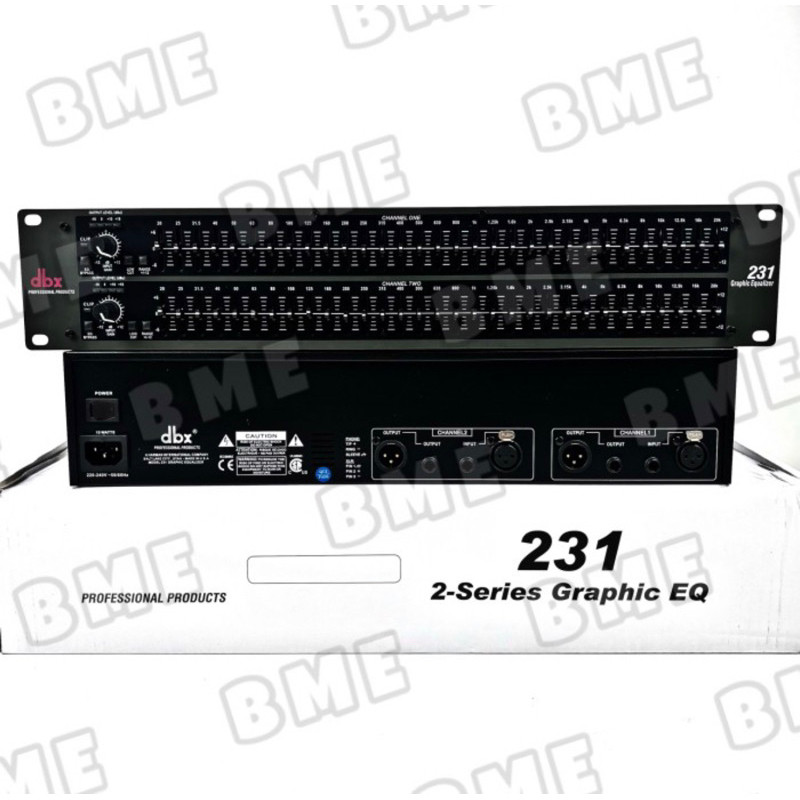 DISKON Equalizer DBX 231 Dual 31-Band XLR/TRS ORI