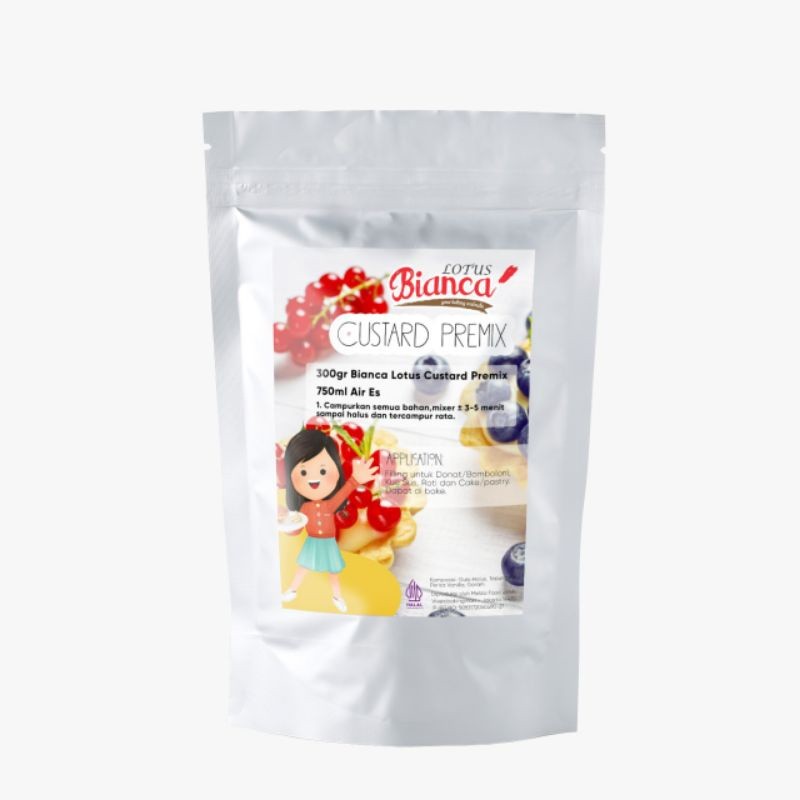 

300gr Bianca Lotus Custard Premix (instant vla)