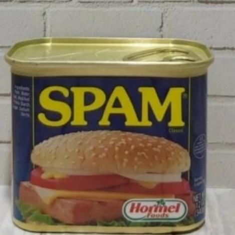 

spam classic original burger ( 340 gram ) pork