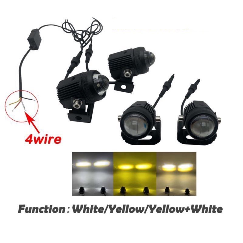 Lampu Tembak Laser Driving LED D2 Cr7 Original