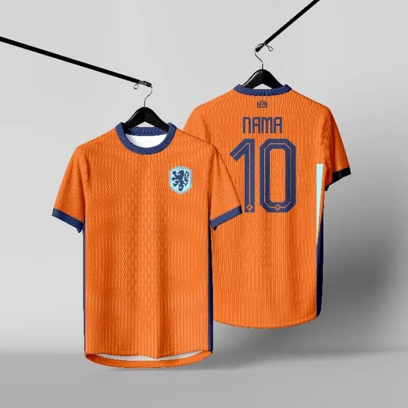 JERSEY NETHERLANDS BELANDA 2024 HOME AWAY GRATIS NAMA DAN NOMOR PUNGGUNG