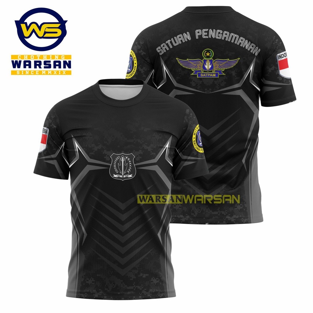 Kaos Jersey Security / Kaos Satpam / Jersey Satpam / Kaos jersey Satpam Baru / Baju Security