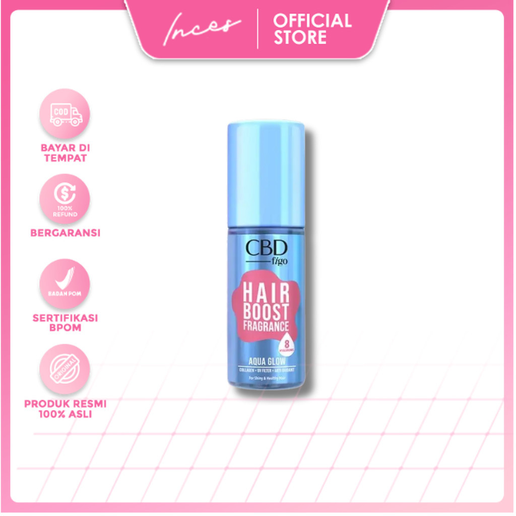 INCES - CBD Figo Hair Boost Fragrance - Aqua Glow 100ml