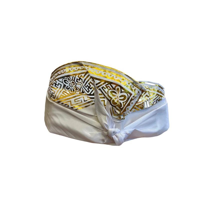 $% Udeng Bali putih _ iket Bali Prada iket sendiri praktis $%$