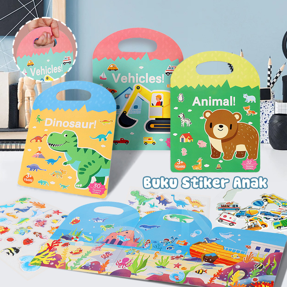 Buku Sticker Anak Mainan Edukasi