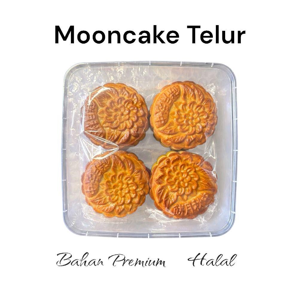 {NON COD} Mooncake Telur isi 4 Halal - Kue Bulan isi Telor - Kue Bulan Premium Halal