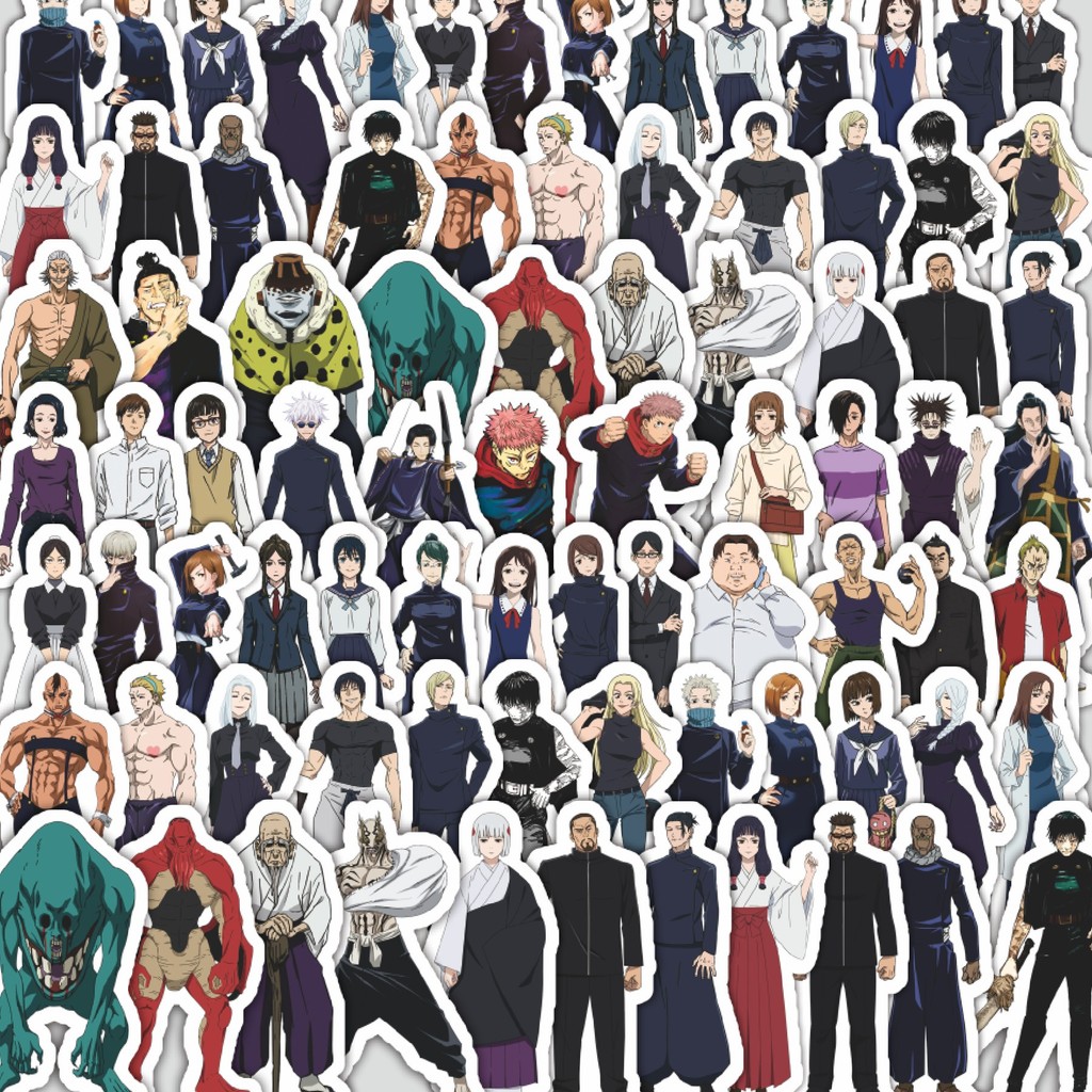 

Stiker Cutting Pack Stiker Anime Anime Jujutsu Kaisen V1 Isi 100Pcs Series Aesthetic Lucu Keren Untuk Koper Bahan Vynil