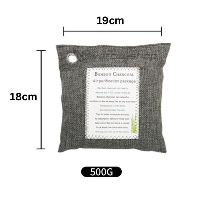Kantong Arang Bambu 100% Arang Bambu Aktif Bamboo Charcoal Air Purifying Bag - 500 gram