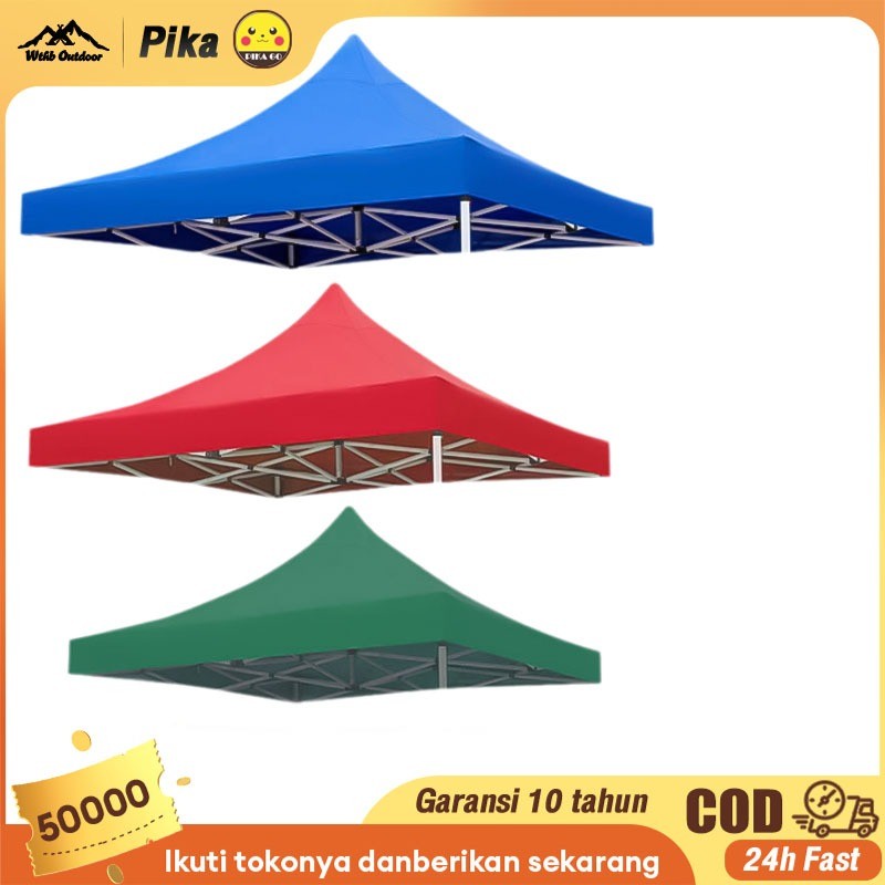 Tenda Lipat Terpal Atap (Bahan Polyester 1500D) Anti Air / Panas Import Atap/ Cover Tenda Alat Olahr