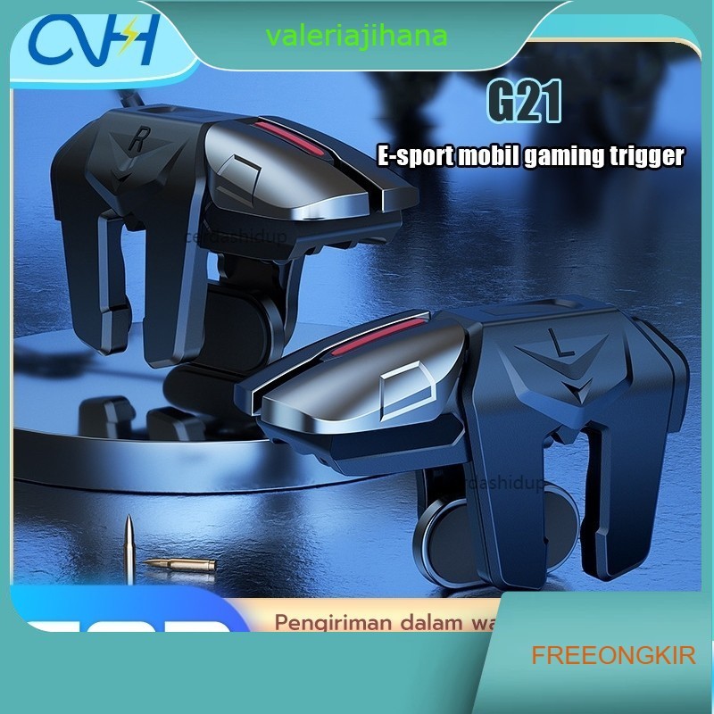 G21 Trigger Pubg FF Fps L1 R1 Gaming Six Finger Trigger Gaming