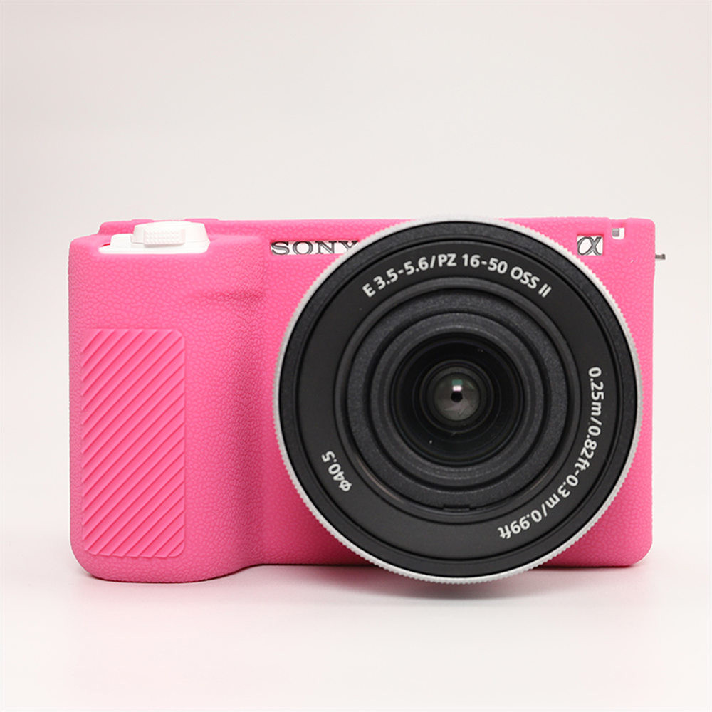 ZVE10II Liti Pattern Soft Silicone Rubber Armor Camera Body Case For Sony ZVE10 Mark II ZV-E10M2 ZVE